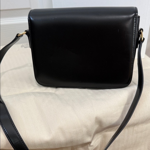 Celine Black Crossbody Bag with Gold Accent - Picture 3 of 10
